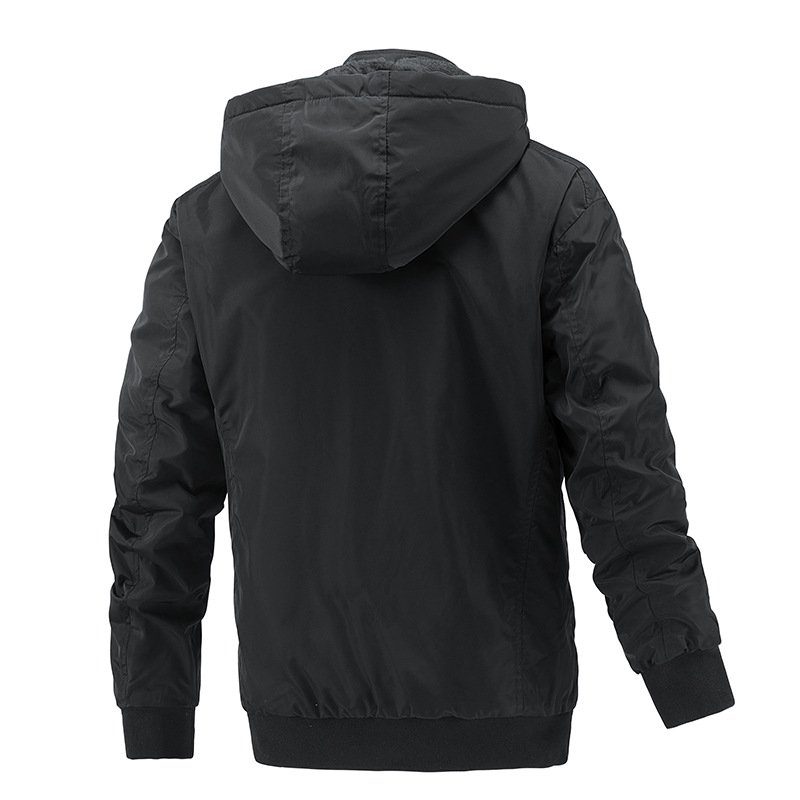 Men's outerwear Spring and Autumn new minimalist men's thin jacket casual hooded jacket for men - Image 4