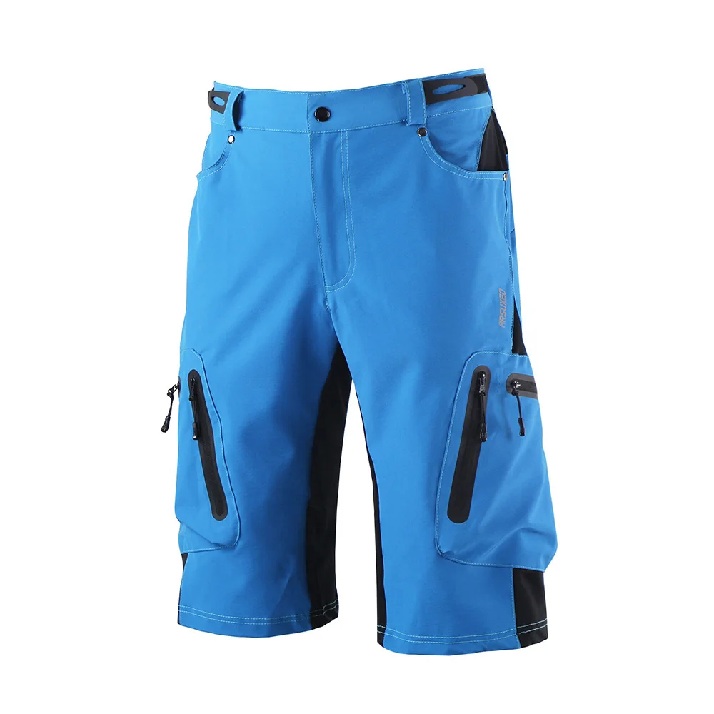 Baggy Shorts Cycling Biking Pants Breathable Sports Loose Fit Shorts Outdoor Casual Cycling Clothes with Zippered Pockets - Image 11