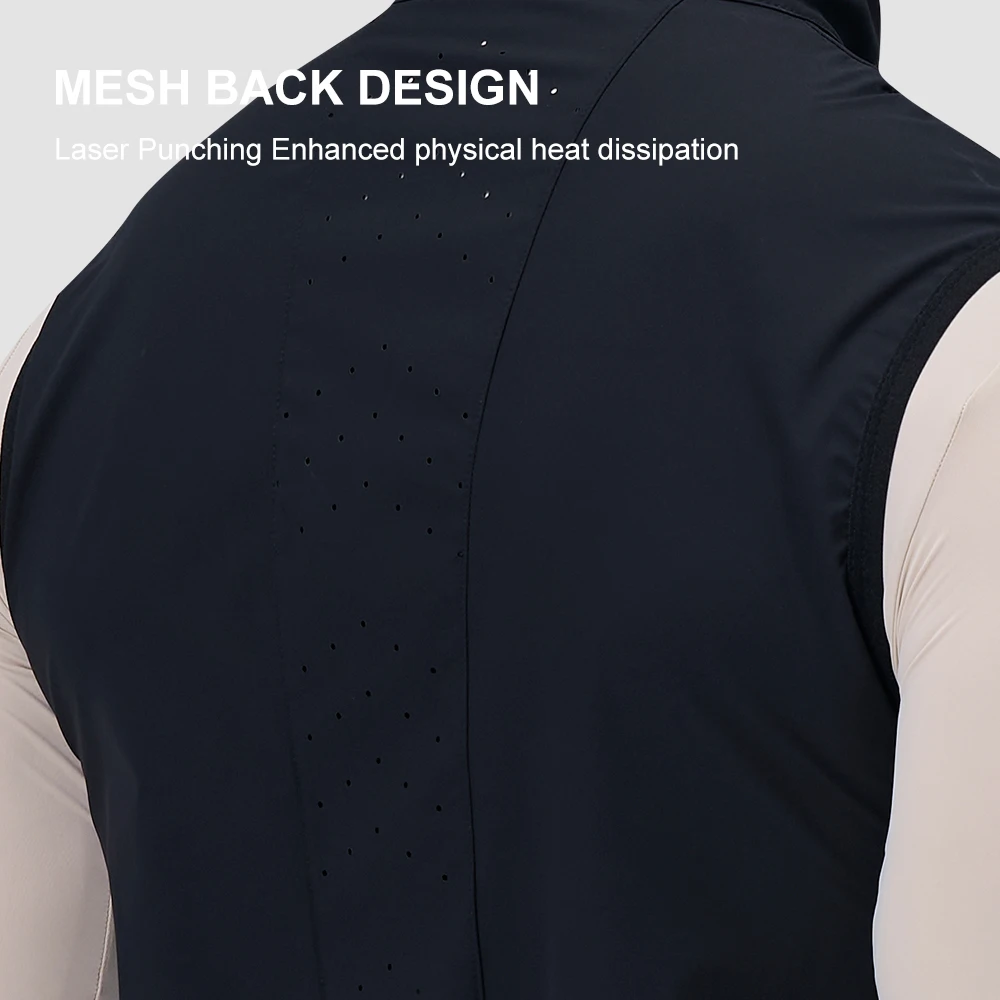 Men Cycling Vest Windproof Breathable Mountain Bike Lightweight Sleeveless Gilet MTB Road Cycling Jersey Asian Size - Image 3