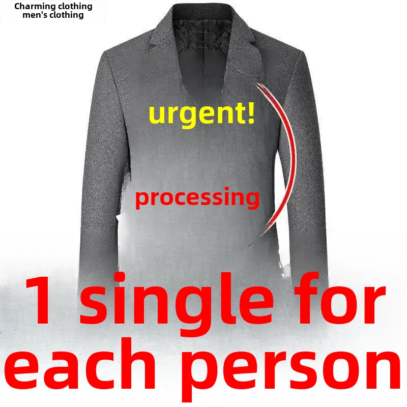 New Men's Woolen Jacket Slim Fit Medium-Length Coat, Autumn/Winter Warm Comfortable Wear. - Image 2