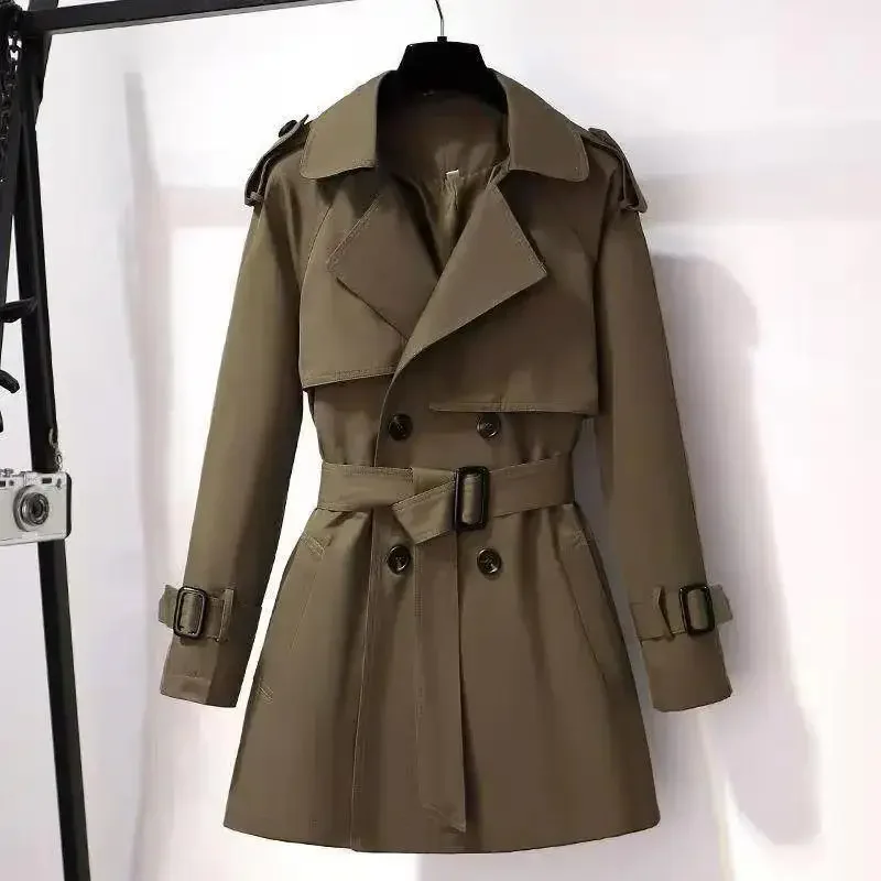 Women's Mid-Length Coat Hot Sale Of The Season Autumn Winter New Style British Style Slimming Waistcoat Fashionable Versatile Ou - Image 3