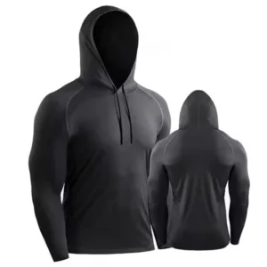 Sport Hoodies Jacket Men Gym Fitness Muscle Sweatshirt Sportswear Workout Athletic Pullovers Training Running Tracksuirts Men