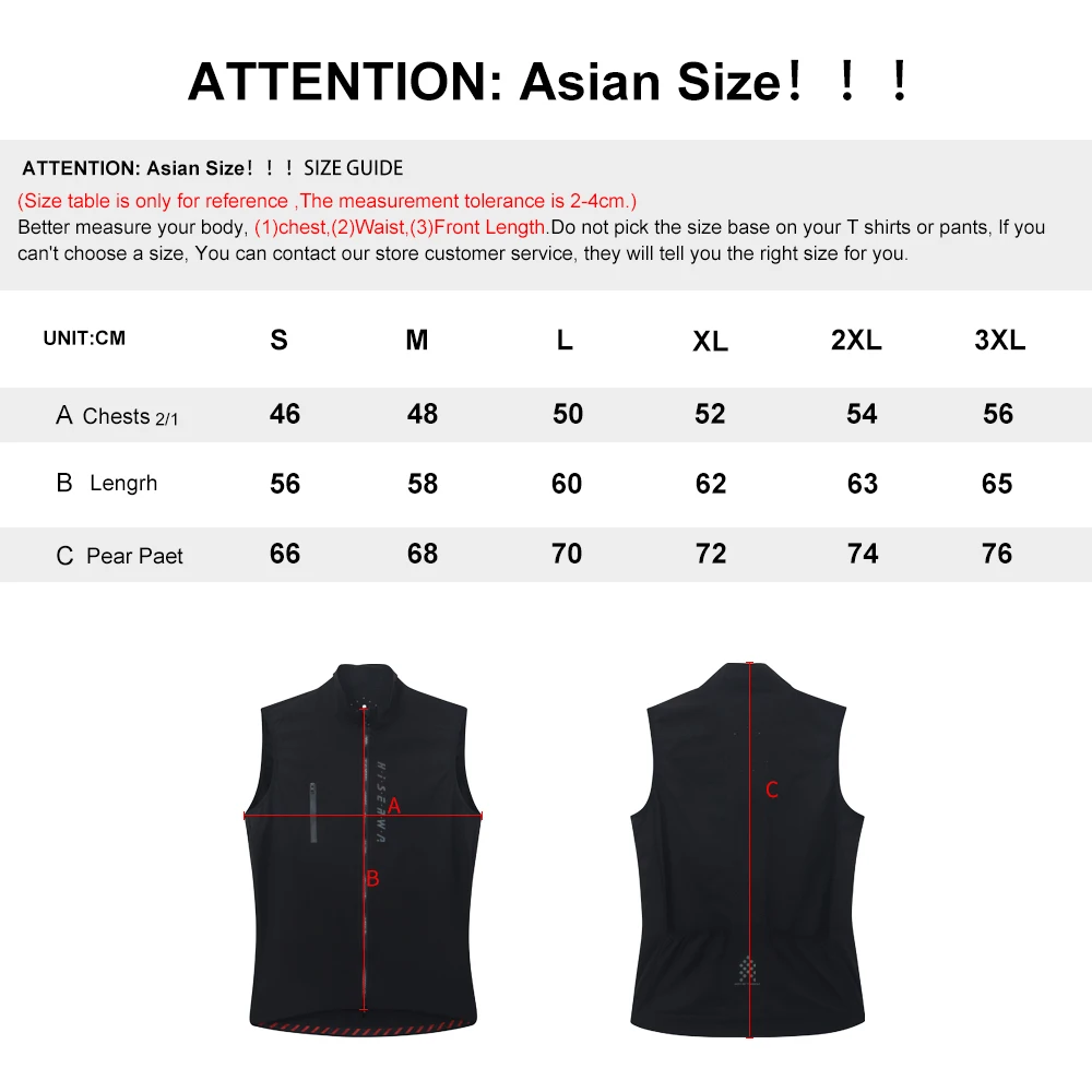 Men Cycling Vest Windproof Breathable Mountain Bike Lightweight Sleeveless Gilet MTB Road Cycling Jersey Asian Size - Image 6